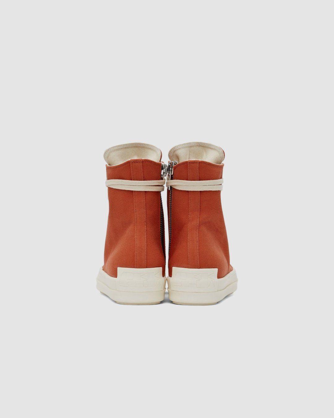 Rick Owens Drkshdw Orange High-Top Sneakers
