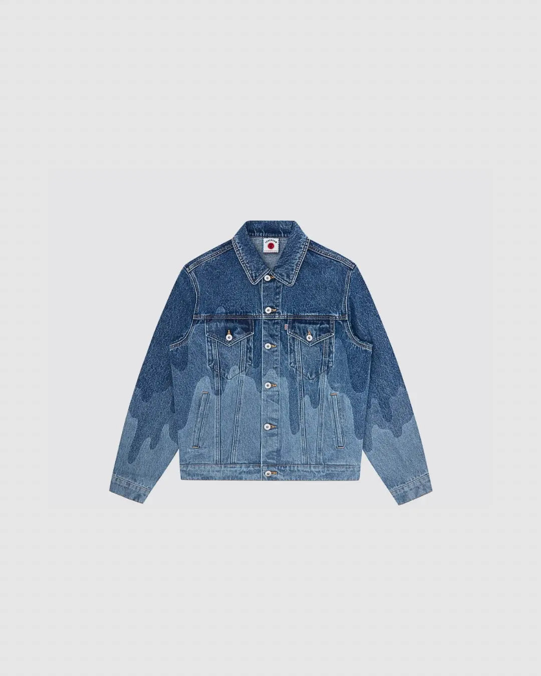 Billionaire Boys Club ICE CREAM Lazer Drip Denim Trucker Jacket urbanluxeclo