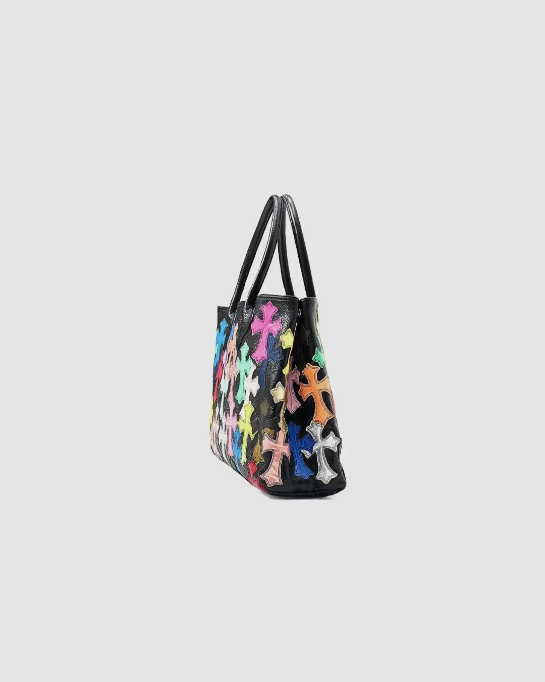 Chrome Hearts Multi colored Cross Patched TOTE BAG urbanluxeclo