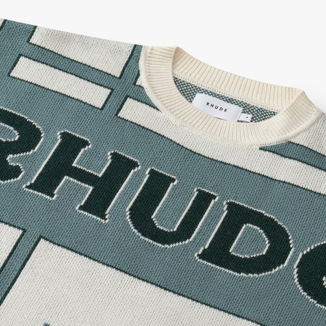 Rhude Palm Knit Crewneck sweater