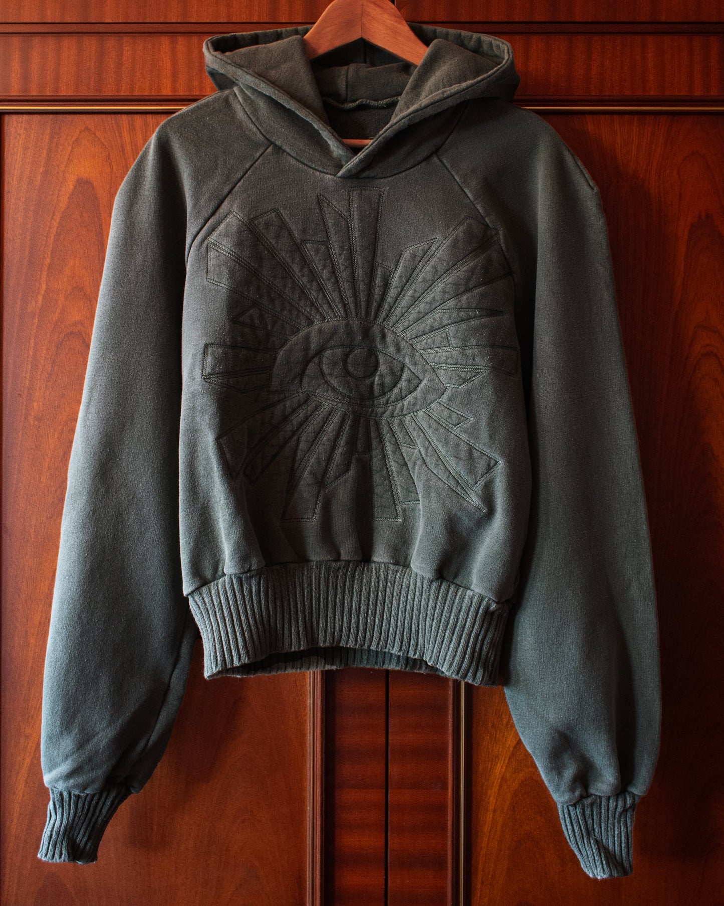 House of Error Wool Chain-Quilt Hoodie