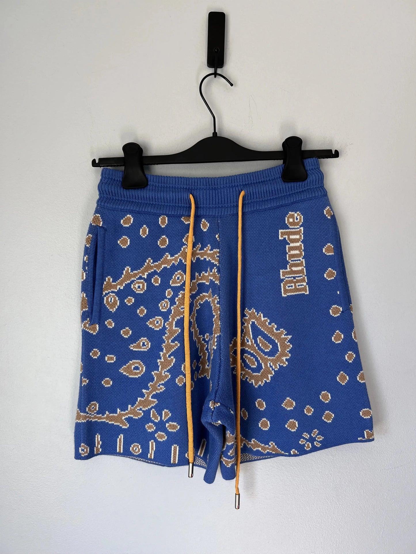 RHUDE Knit Paisley Shorts urbanluxeclo