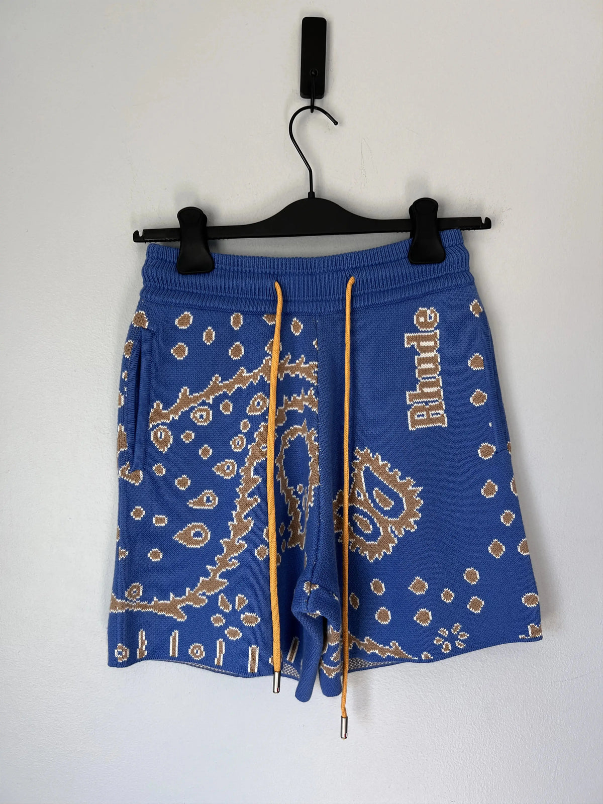 RHUDE Knit Paisley Shorts urbanluxeclo