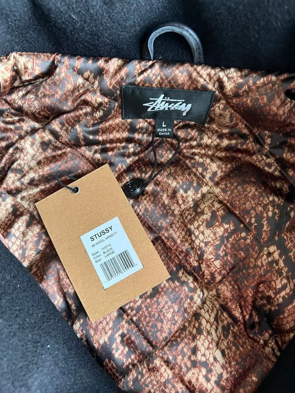 Stussy 80s Wool Varsity Jacket urbanluxe