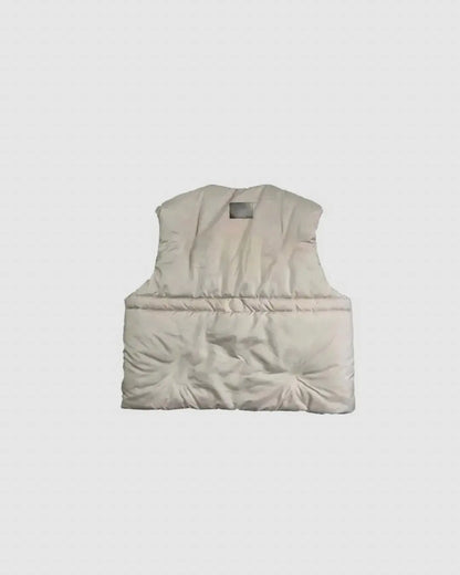 House Of Error Seeing Puffer jacket - WHITE urbanluxeclo