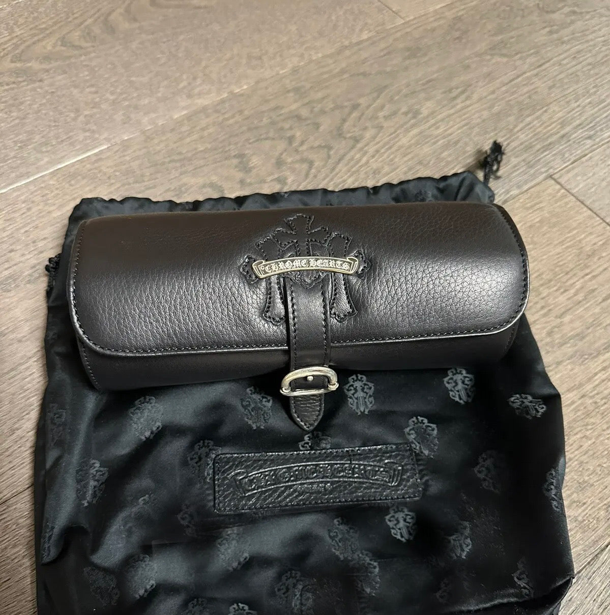 Chrome Hearts Leather Watch Roll