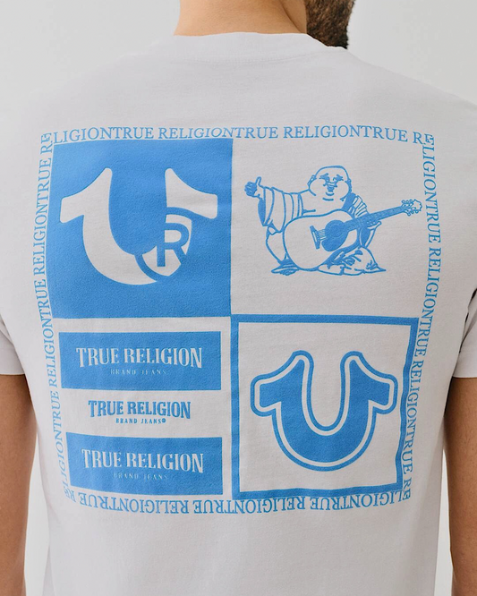 True religion checker Horseshoe Tee
