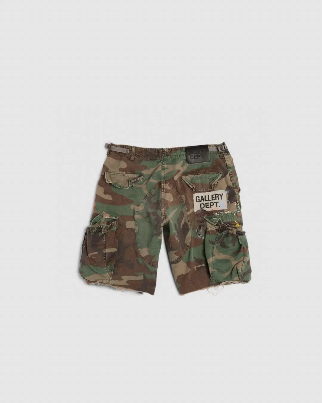G Patch Woodland Camo Cargo Shorts urbanluxe