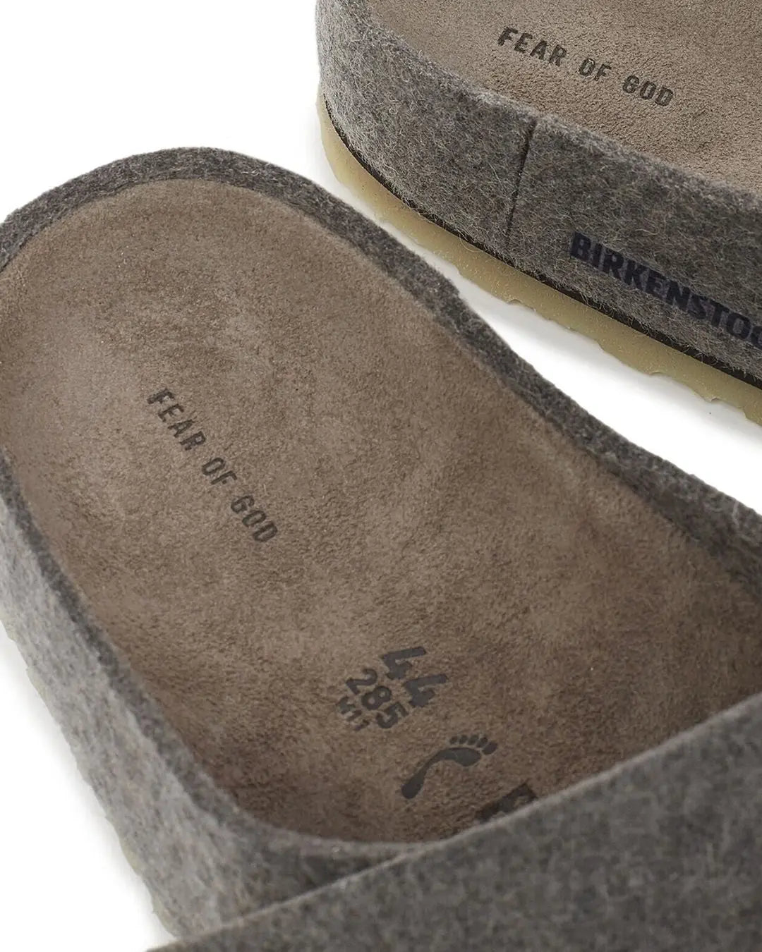 Birkenstock X Fear OF God slides Ash Mélange urbanluxe