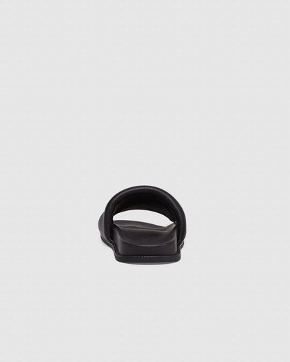 FENDI leather slides black urbanluxe