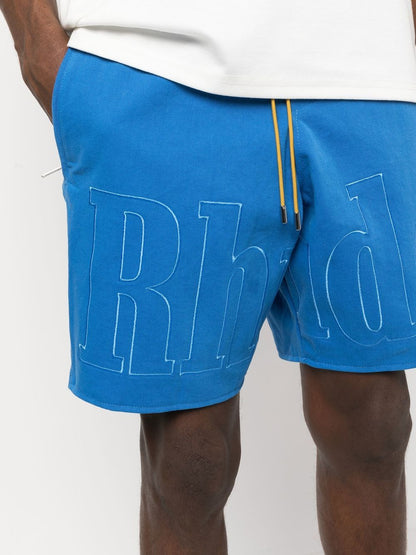 Rhude Embroidered Twill Logo Shorts