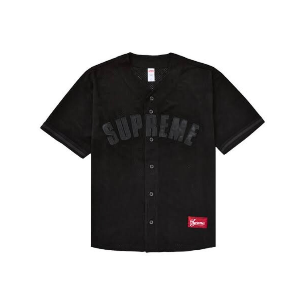 Supreme Ultrasuede Mesh Baseball Jersey