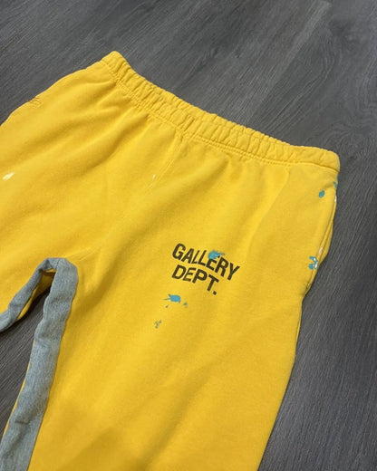 Gallery dept Flare Sweat pants yellow urbanluxe