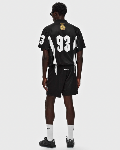 A Bathing Ape Multi Logo Relaxed Fit Soccer Jersey White Jerseys
