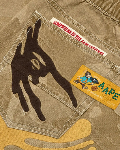 A Bathing Ape AAPE Jeans Camo Light Brown urbanluxeclo