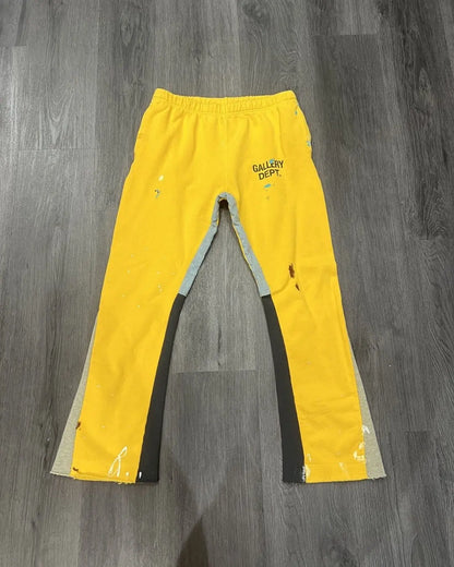 Gallery dept Flare Sweat pants yellow urbanluxe