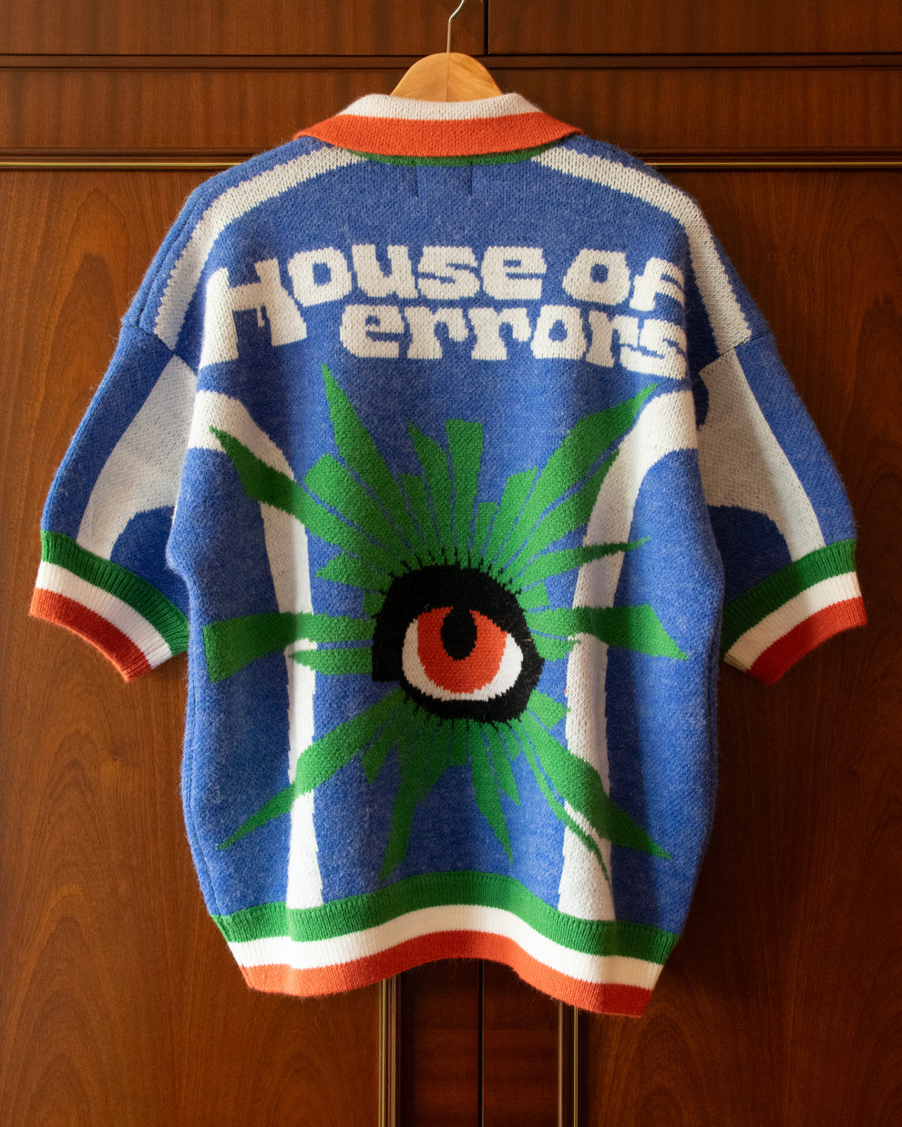 House of Error knitted Italia Jersey Top