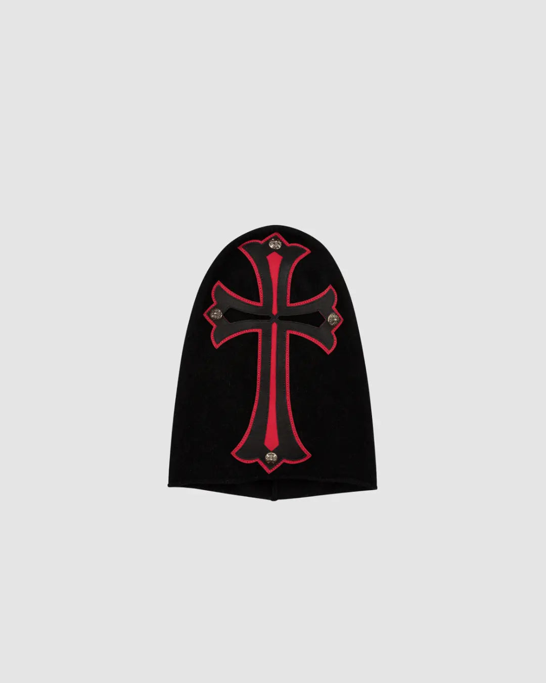 Chrome Hearts Leather Cross Cashmere Mask urbanluxeclo