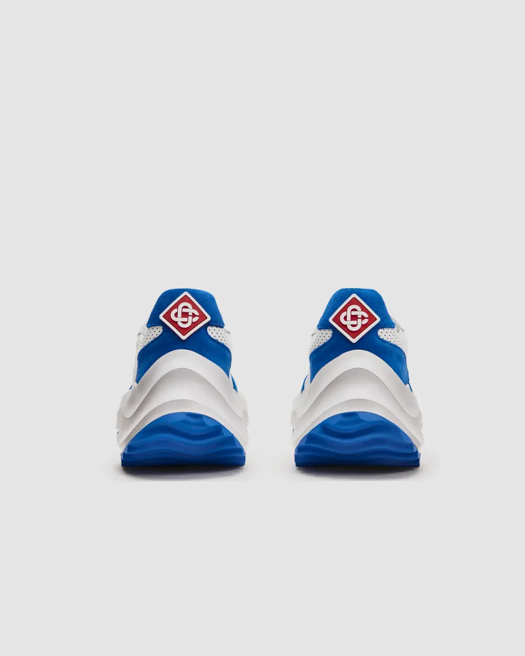 Casablanca Mens Atlantis White & Blue Sneaker urbanluxeclo