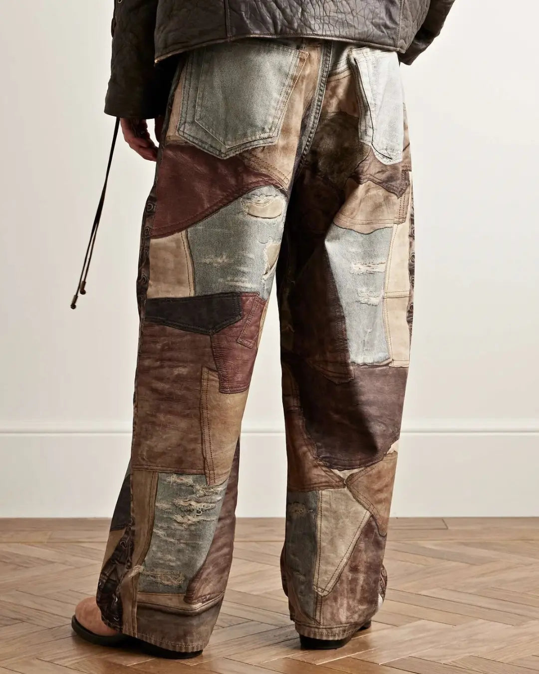 Acne Studios Wide-Leg Trompe L'oeil Jeans urbanluxeclo