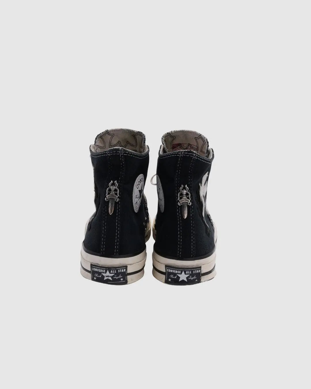 Chrome Hearts Cross Patch Converse Chuck Taylors urbanluxeclo