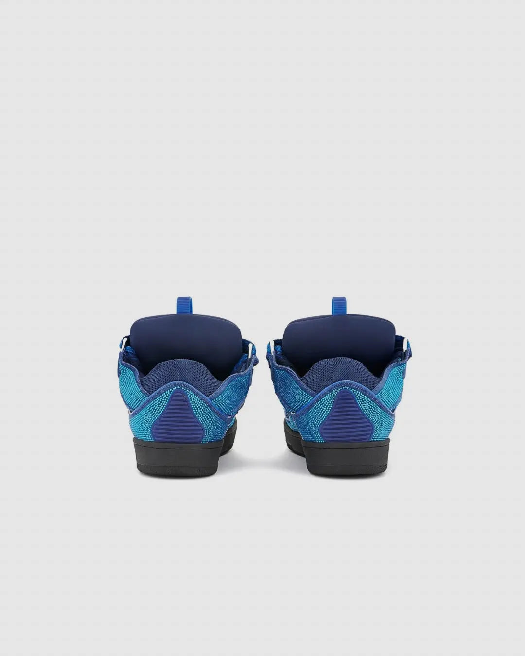 Lanvin men leather and rhinestone sneakers urbanluxeclo