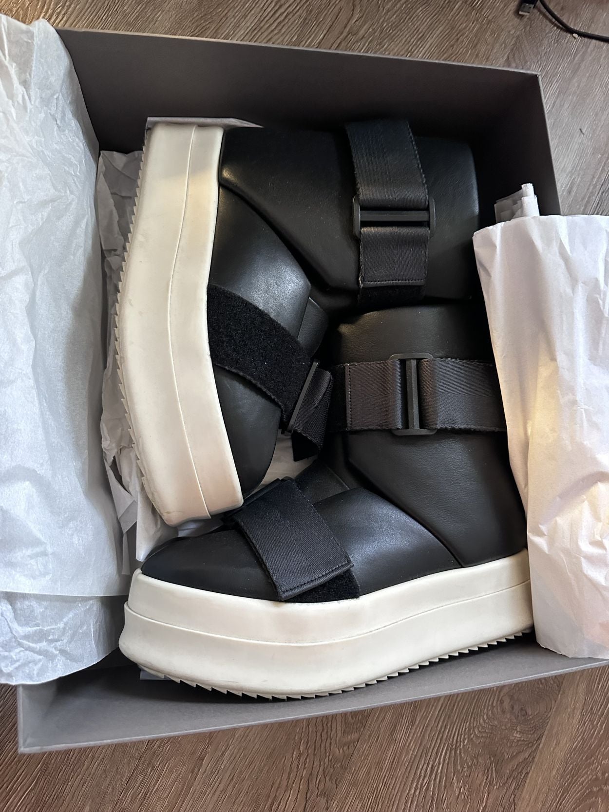 Rick Owens Black splint Sneakers