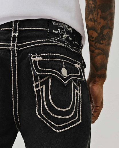 True religion Ricky Super T Rope Stitch Straight Jeans