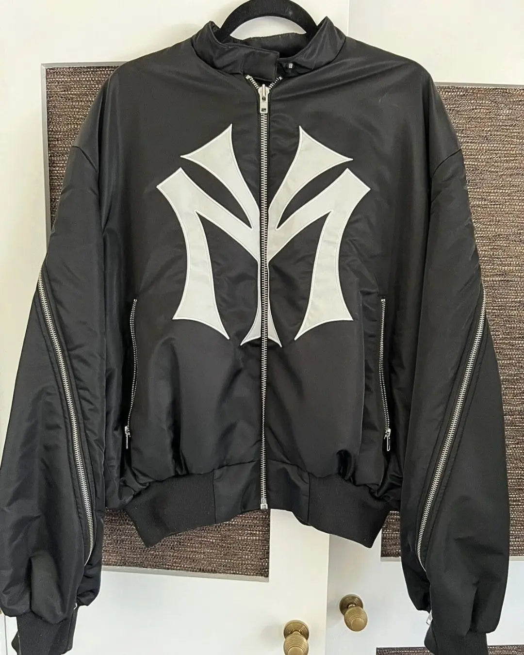 Mowalola MY City Bomber 'Black urbanluxeclo