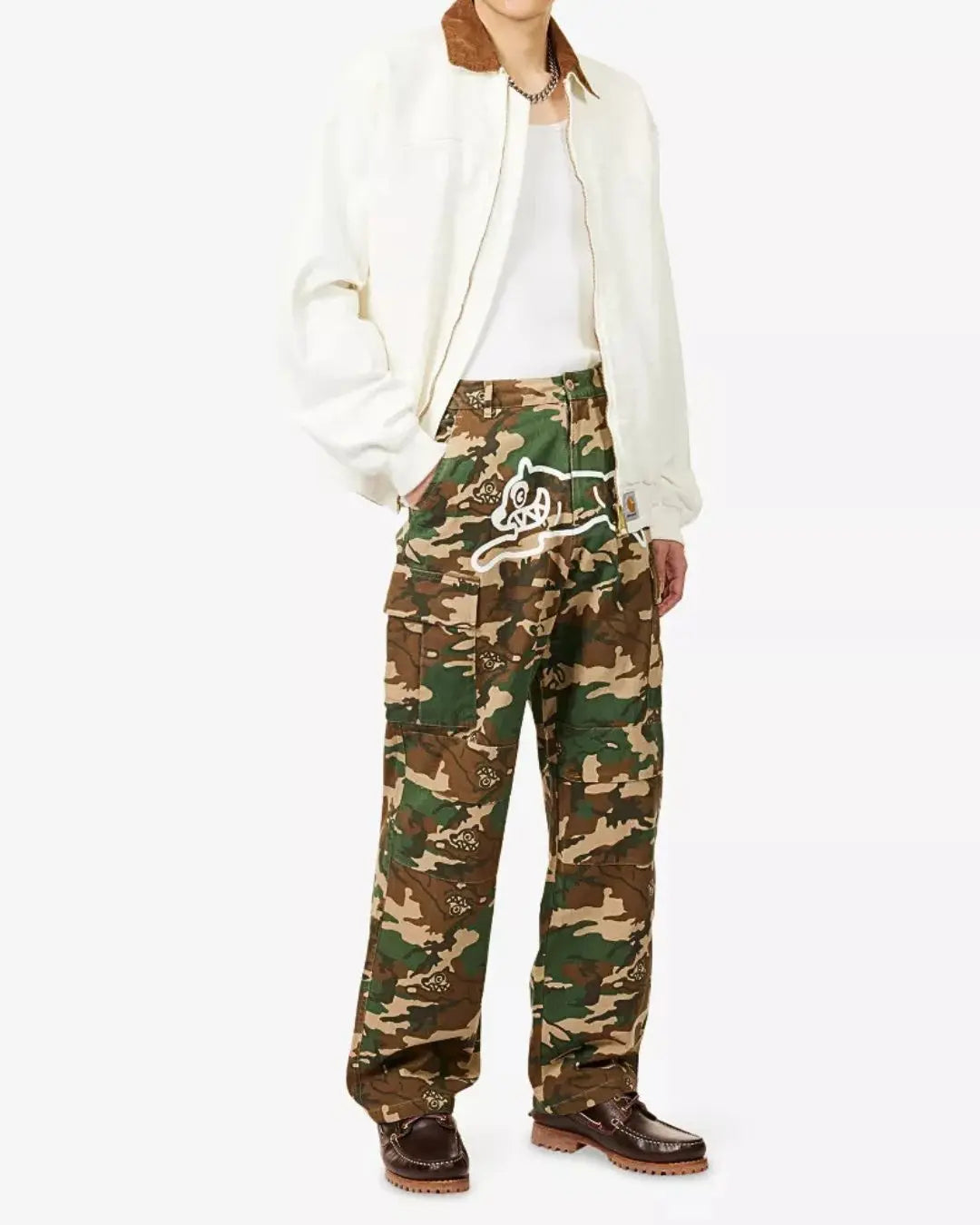 Billionaire Boys Club ICE CREAM
Running Dog Camo Denim Cargo Trousers urbanluxeclo
