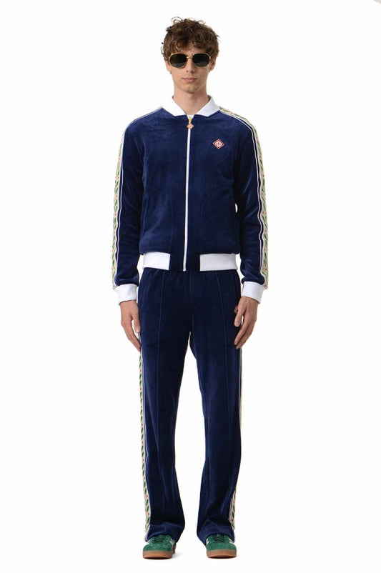 Casablanca Velour tracksuit Navy