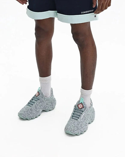 Casablanca Mens Melange arch Knit Sneakers urbanluxeclo