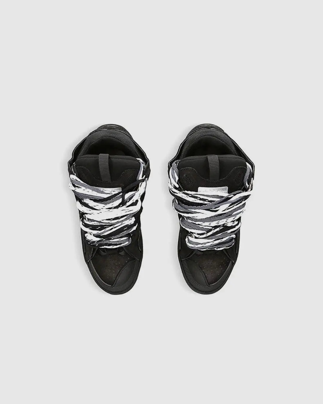 Lanvin Curb Suede Sneakers Black urbanluxeclo