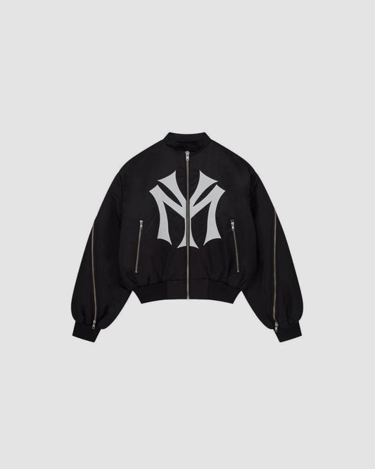 Mowalola MY City Bomber 'Black urbanluxeclo