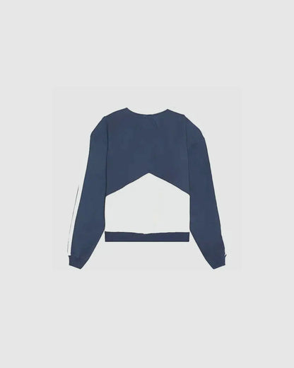 Rhude Blue & White 'Rhude Champions' Crewneck Sweatshirt urbanluxeclo