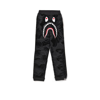 A Bathing Ape Layered Line Camo Shark Full Tracksuit