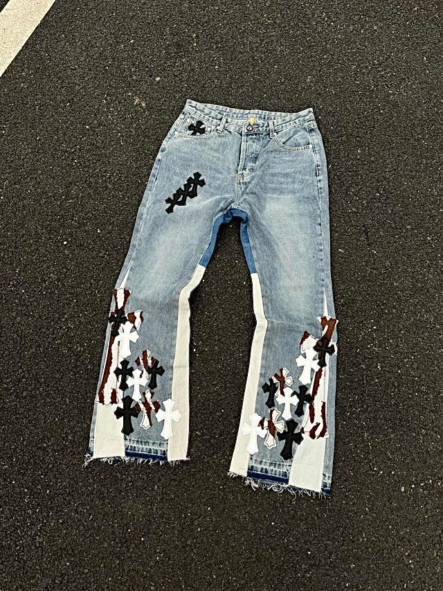 Chrome Hearts High Fashion Flared Jeans