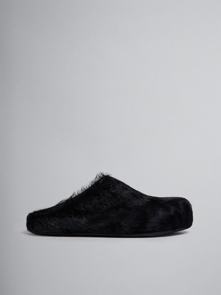 Marni long haircalfskin Fussbett sabot