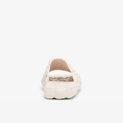 Fendi Cloud Camellia-coloured rubber slides