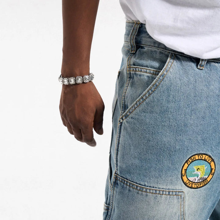 Graphic Patch Carpenter Denim jeans