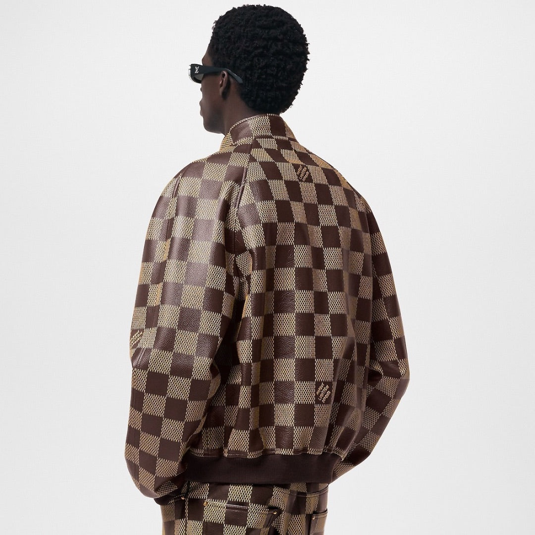 Louis Vuitton Damier Leather Harrington Jacket