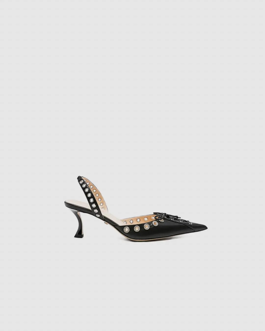 MACH & MACH Leather Corset Pumps urbanluxeclo