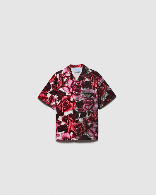 Prada Timecapsule printed cotton shirt