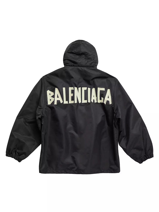 Balenciaga Tape Type Short Windbreaker