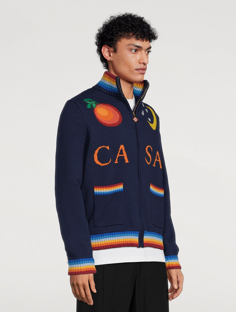 Casablanca Knit Casa Club Jacket