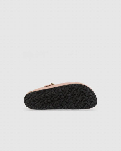 Birkenstock Boston Soft Footbed Suede Leather Clogs light rose urbanluxe