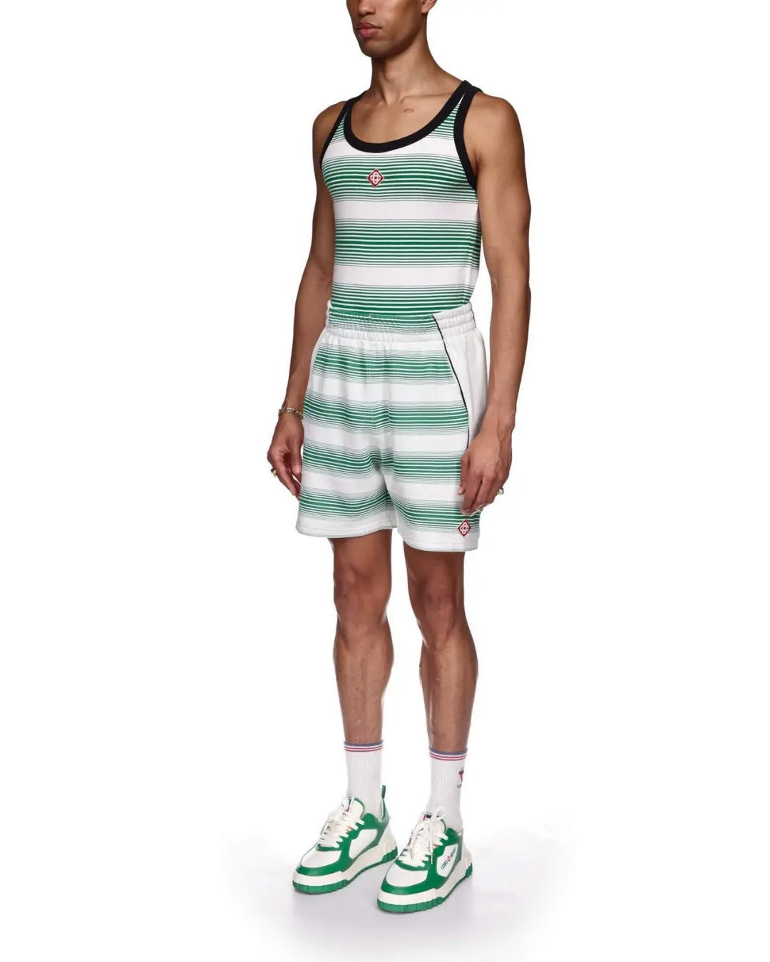 Casablanca Gradient Stripe Sweatshorts urbanluxeclo