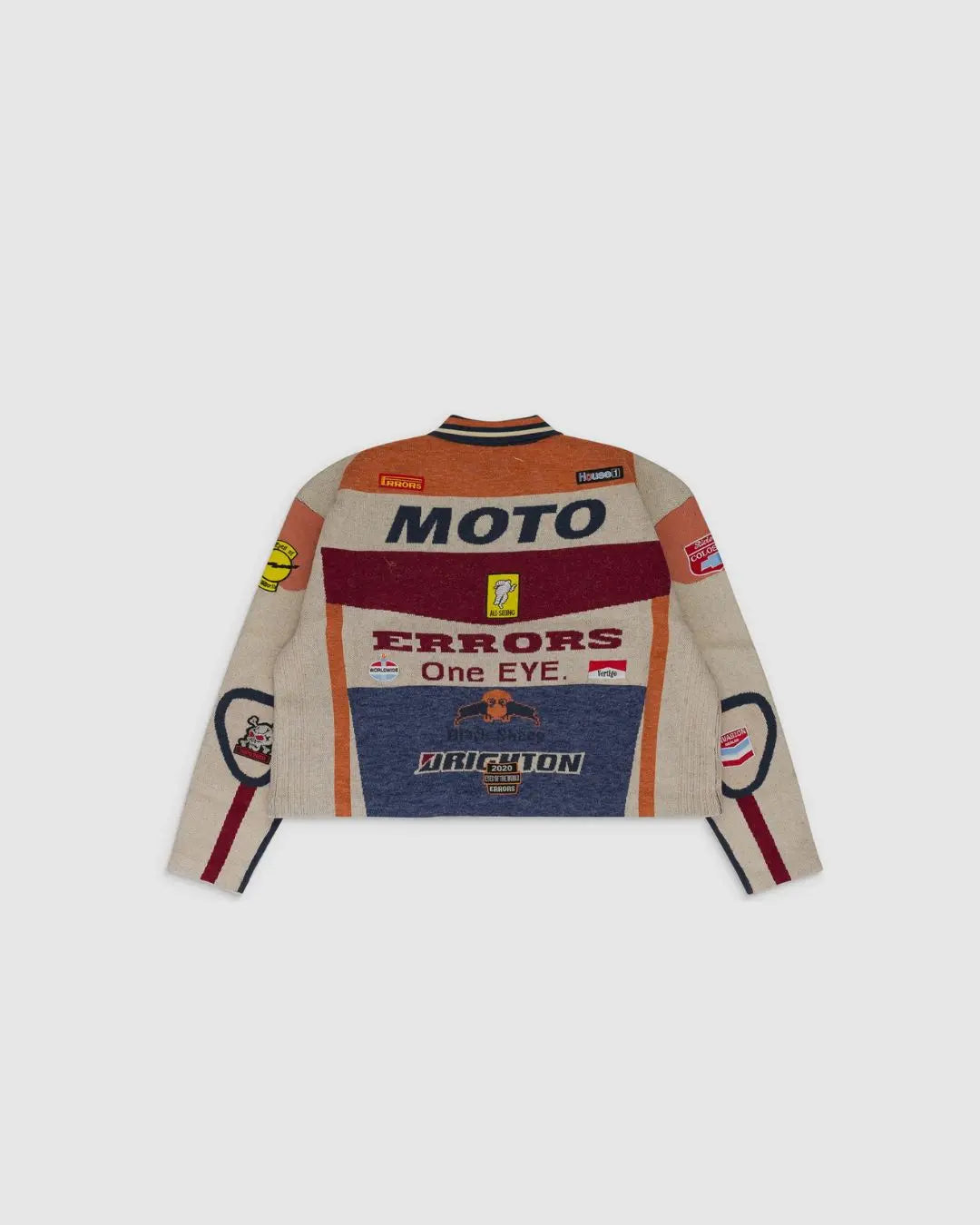 HOUSE OF ERRORS Moto Track Jacket 'Orange' urbanluxeclo