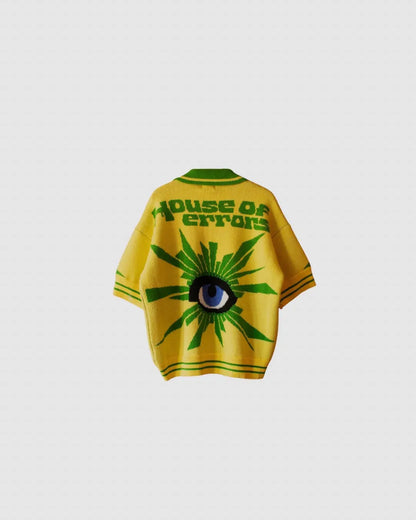 House of Error knitted Brazil jersey Top urbanluxeclo