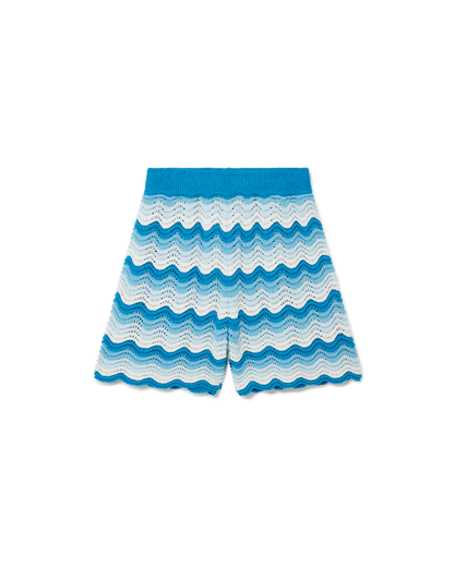 Casablanca Wavy gradient Crochet shorts